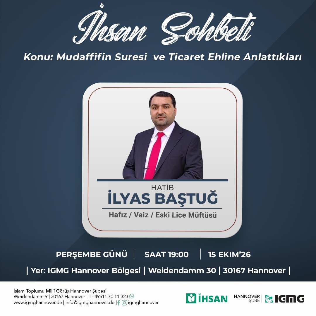 İhsan Sohbetimize Davetlisiniz!