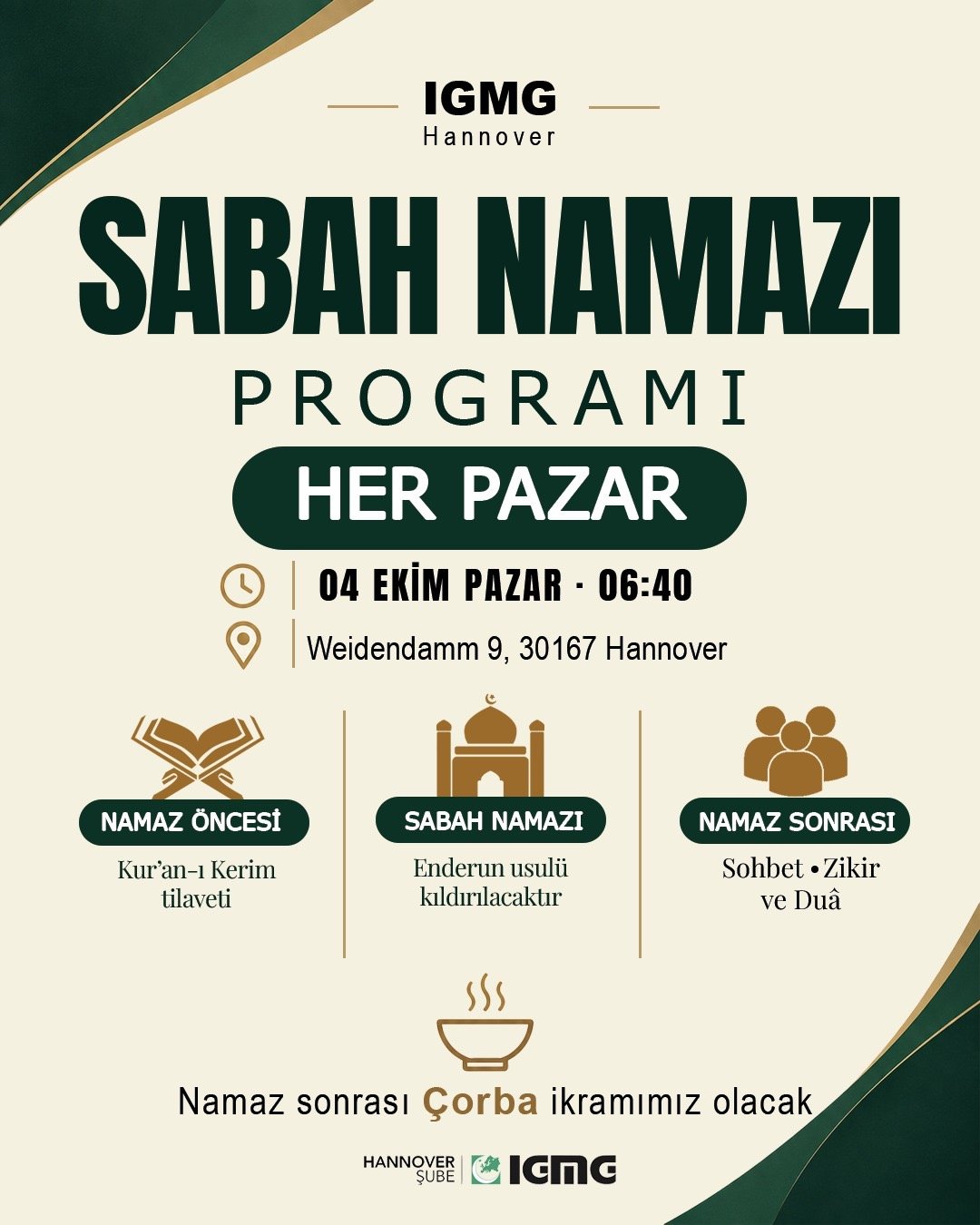 🌙 Pazar Sabahına Birlikte Başlayalım