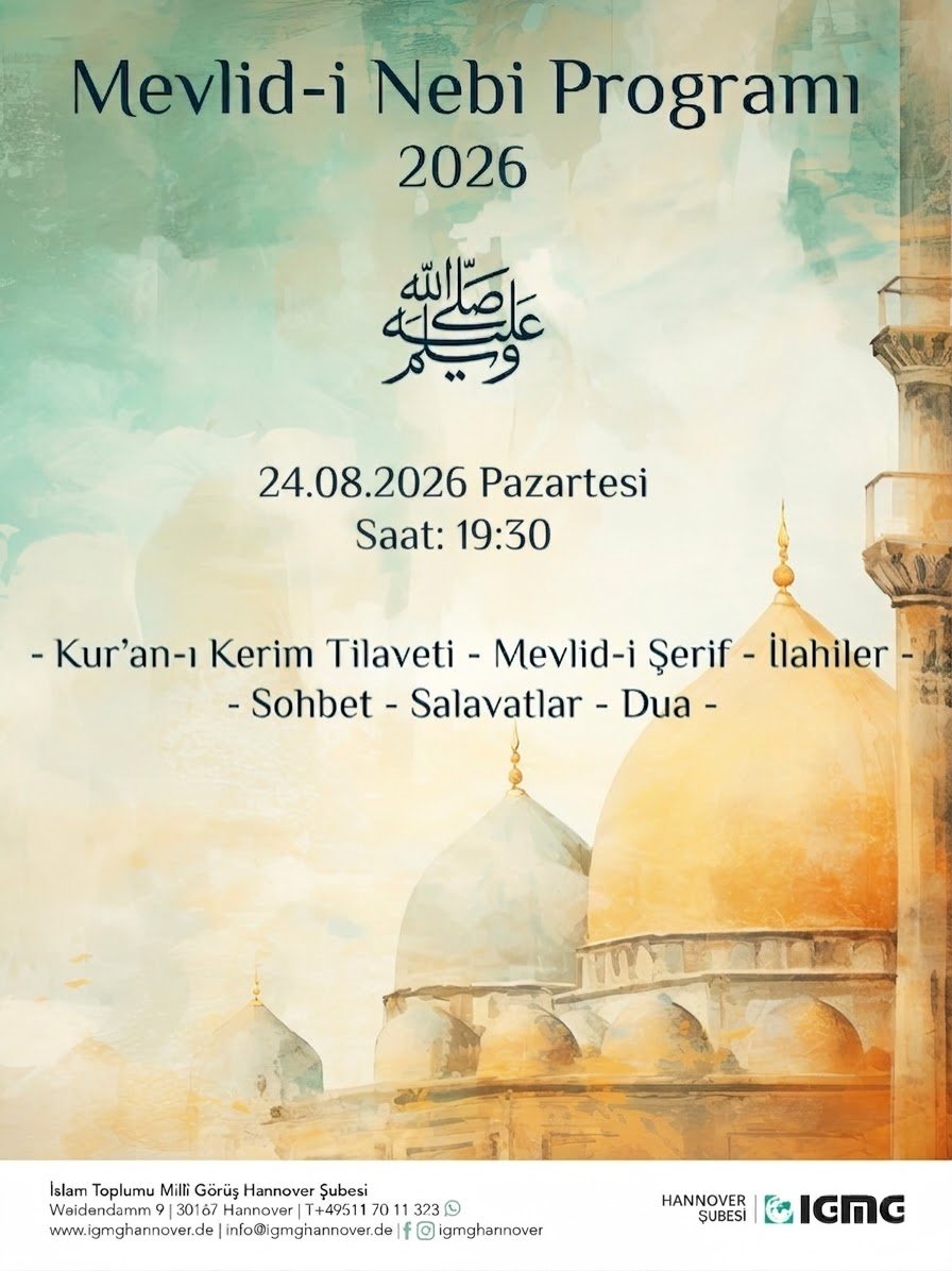Mevlid-i Nebi Programı 2026