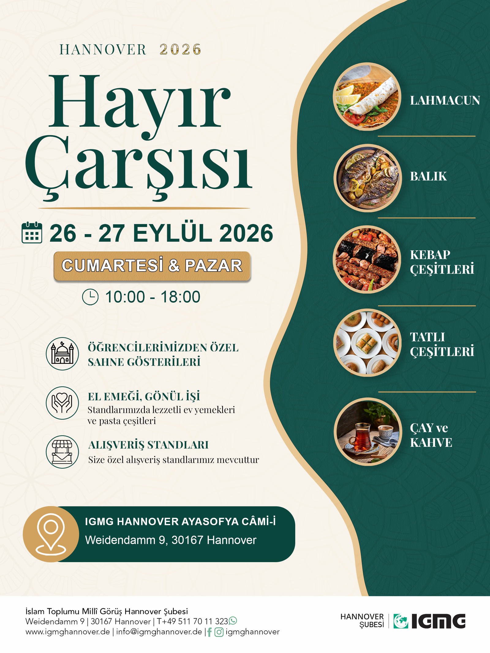 Hayır Çarşısı 2026 – Hannover